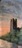PIETRO ANDREATTA (?, ? – Castelfranco Veneto, 1914), Torre di Castelfranco Veneto, 1910, olio su tavola, cm 46,5 x 21,5 (collezione privata – opera non in vendita).
